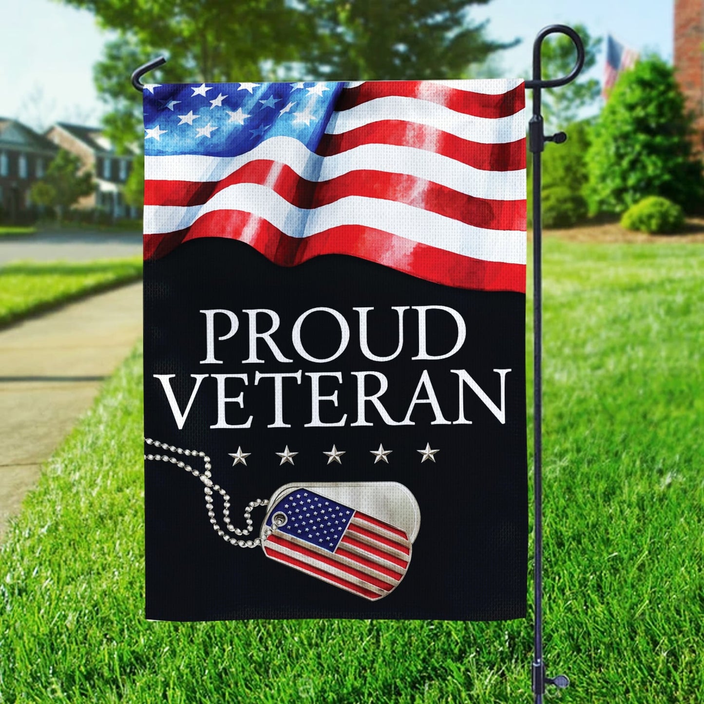 US Army Veteran Military Garden Flag Patriotic Outdoor House Decor