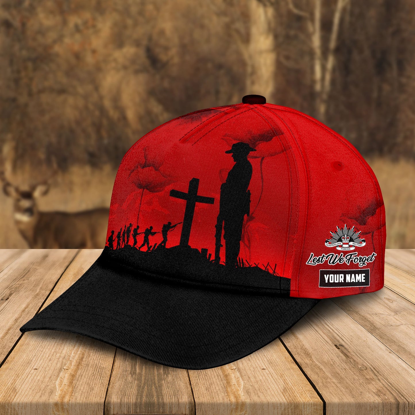 Personalized Australian Defence Force Remembrance Cap