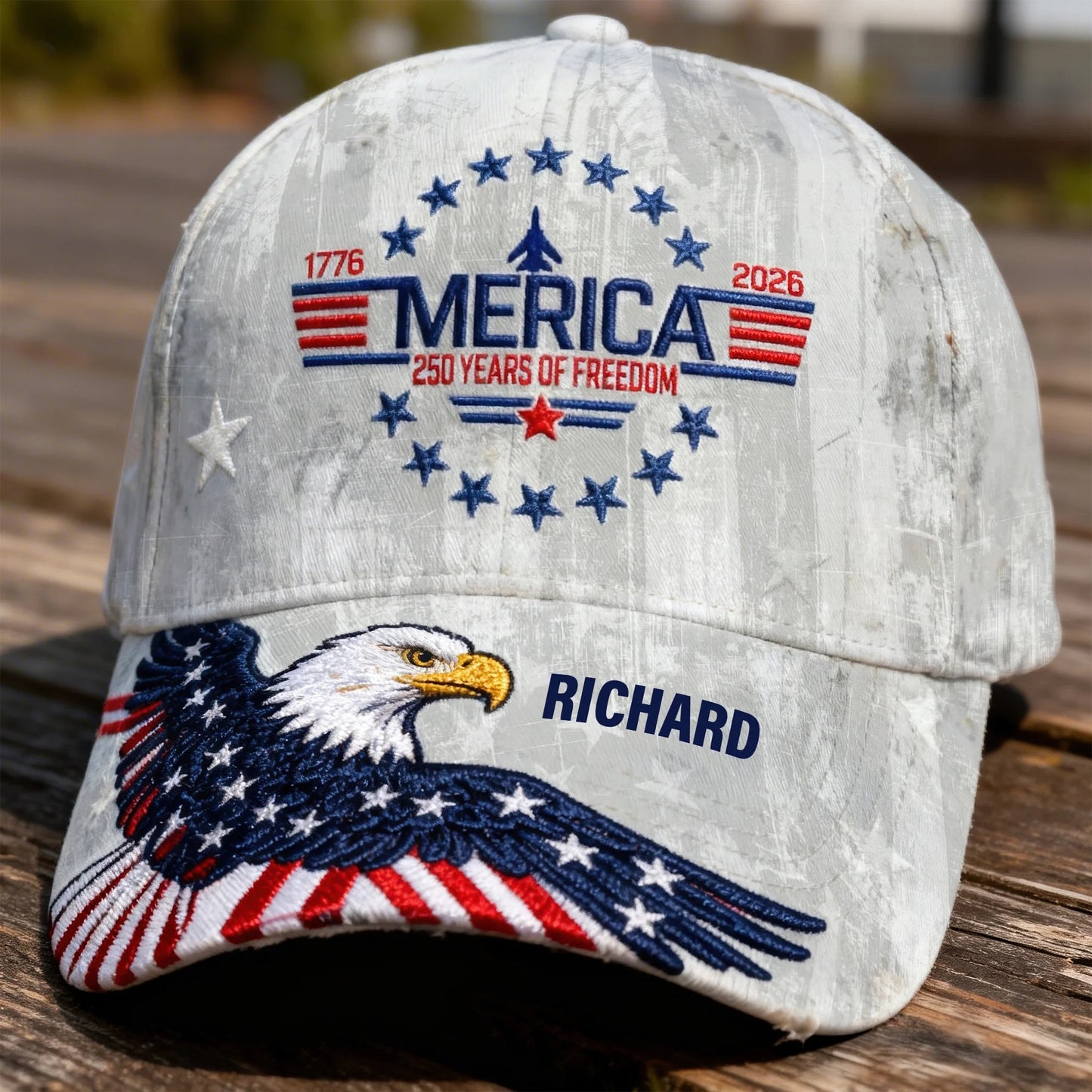 Personalized Proud American Eagle Cap, Classic Cap For Patriots