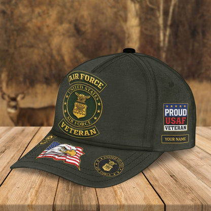 Custom Name US Air Force Veteran Bomber Jacket / Combo