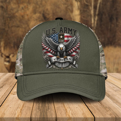 Custom Name US Army Flag Military Camo Veteran Bomber Jacket / Combo