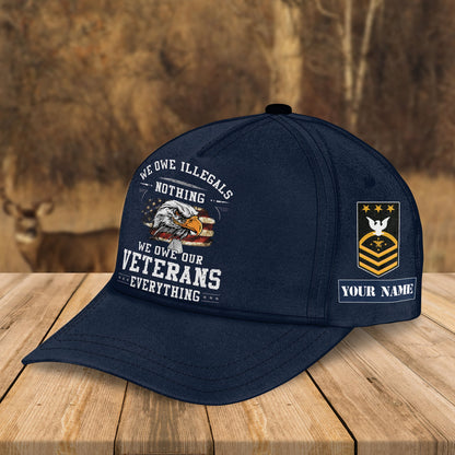 Custom Name & Rank US Navy Veteran Bomber Jacket / Combo