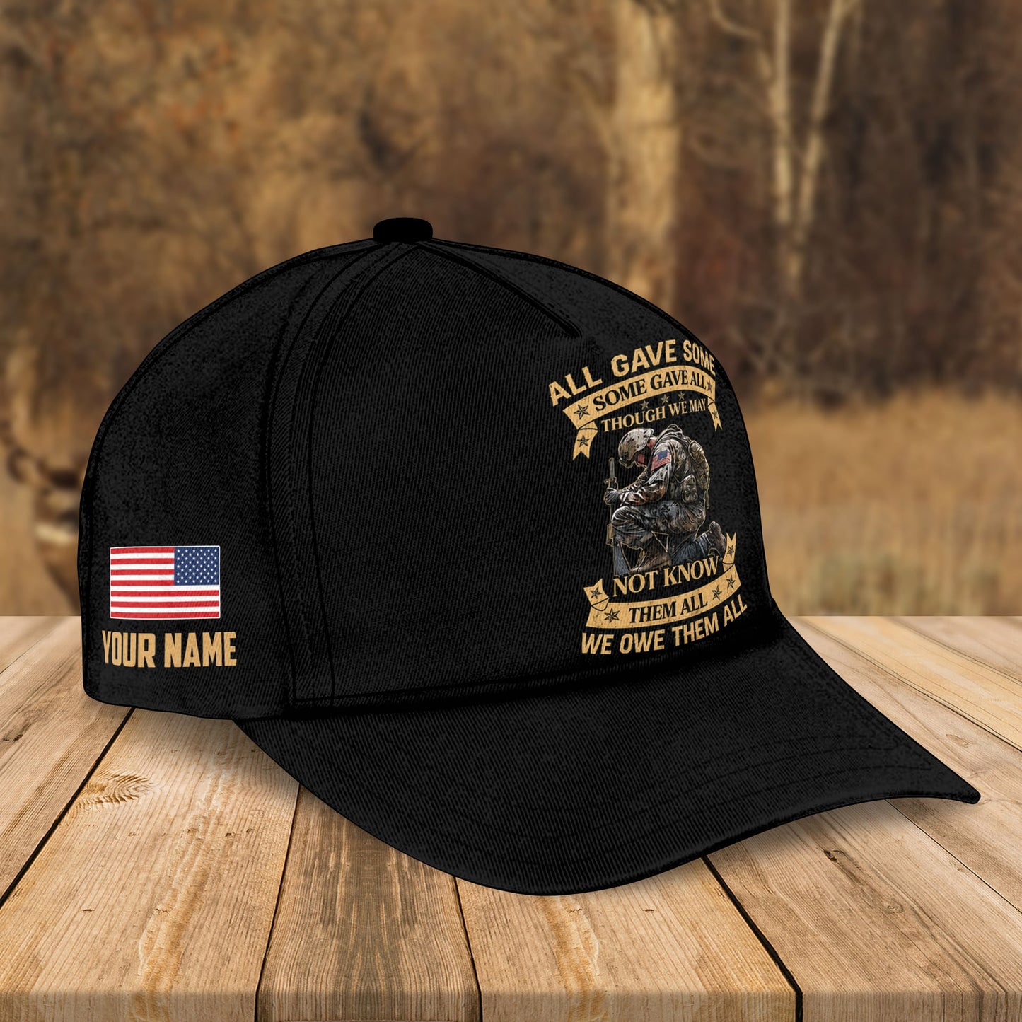 Custom Name & AOP Veteran Bomber Jacket / Combo