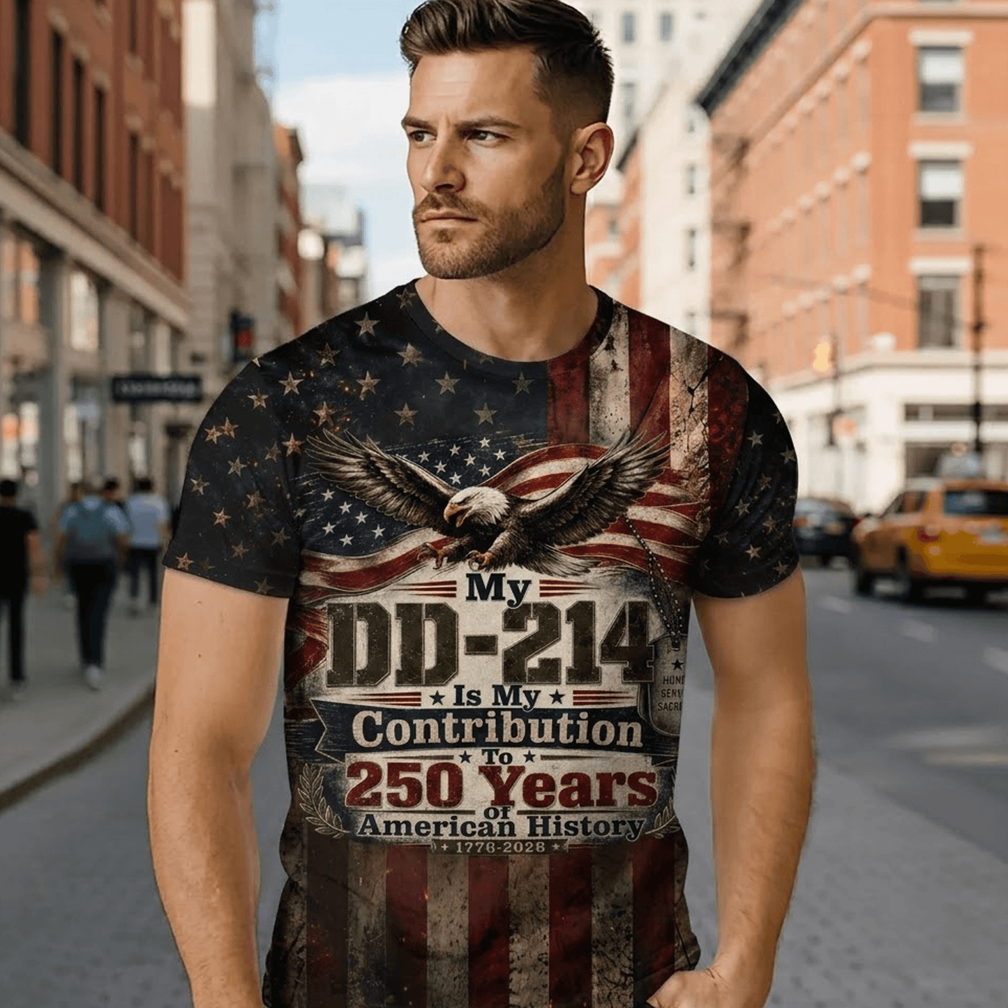 DD-214 US Army Alumni 3D All Over Print Shirt, Armed Forces Veteran Gift