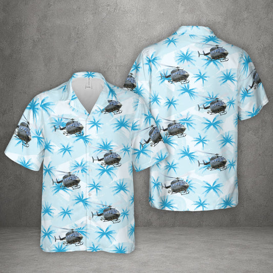 US Army UH-72 Lakota Helicopter Hawaiian Shirt