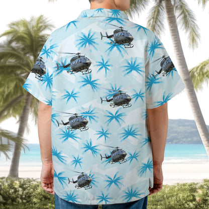 US Army UH-72 Lakota Helicopter Hawaiian Shirt