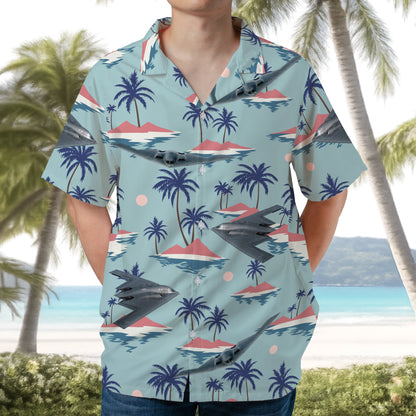 US Air Force B-2 Spirit Aircraft Hawaiian Shirt