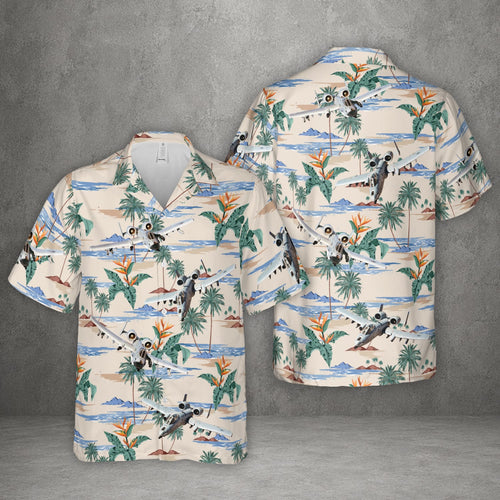 US Air Force A-10 Thunderbolt II Aircraft Hawaiian Shirt