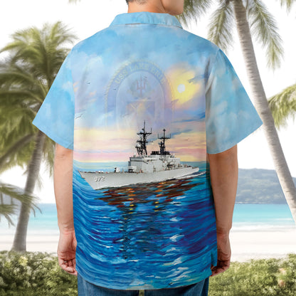 US Navy USS Oldendorf (DD-972) Hawaiian Shirt