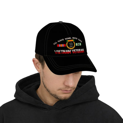 Embroidered Cap All Gave Some 58479 Gave All Vietnam Veteran