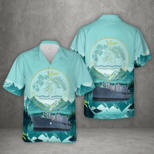 US Navy USS San Jose (AFS-7) Hawaiian Shirt