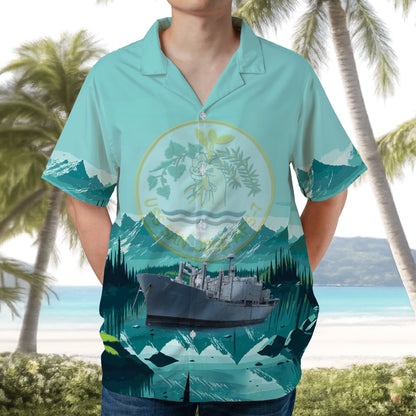 US Navy USS San Jose (AFS-7) Hawaiian Shirt