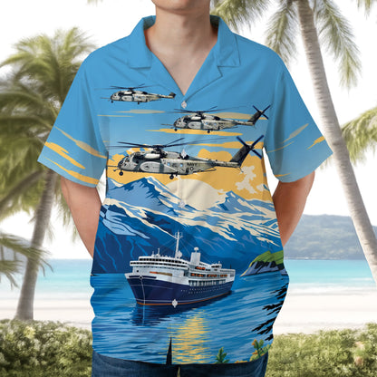 US Navy MH-53E Sea Dragon Hawaiian Shirt