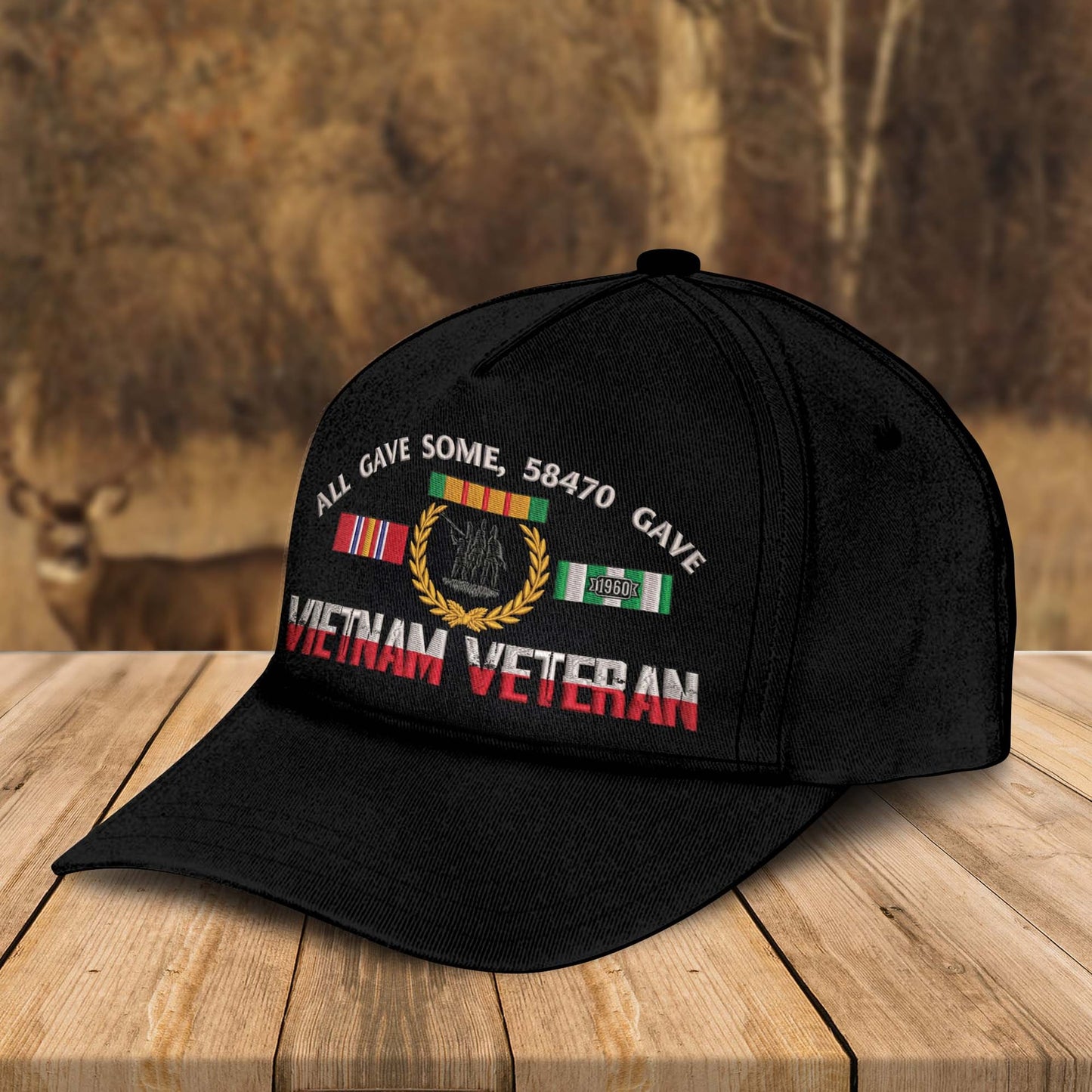 Embroidered Cap All Gave Some 58479 Gave All Vietnam Veteran
