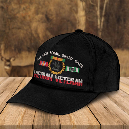 Embroidered Cap All Gave Some 58479 Gave All Vietnam Veteran