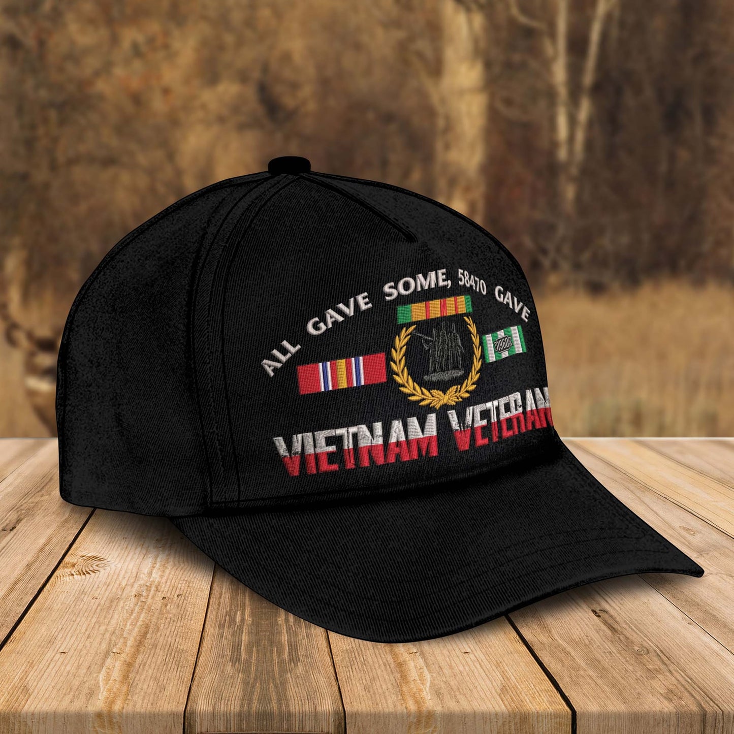 Embroidered Cap All Gave Some 58479 Gave All Vietnam Veteran