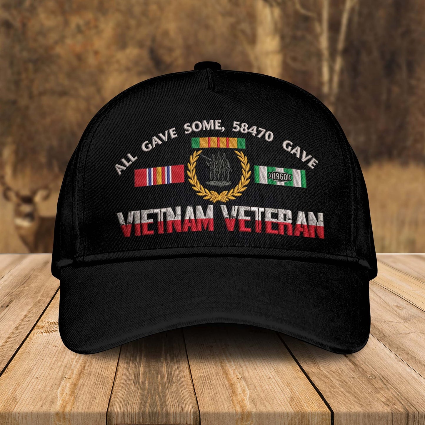 Embroidered Cap All Gave Some 58479 Gave All Vietnam Veteran