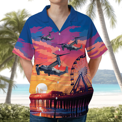 US Navy CMV-22B Osprey Hawaiian Shirt