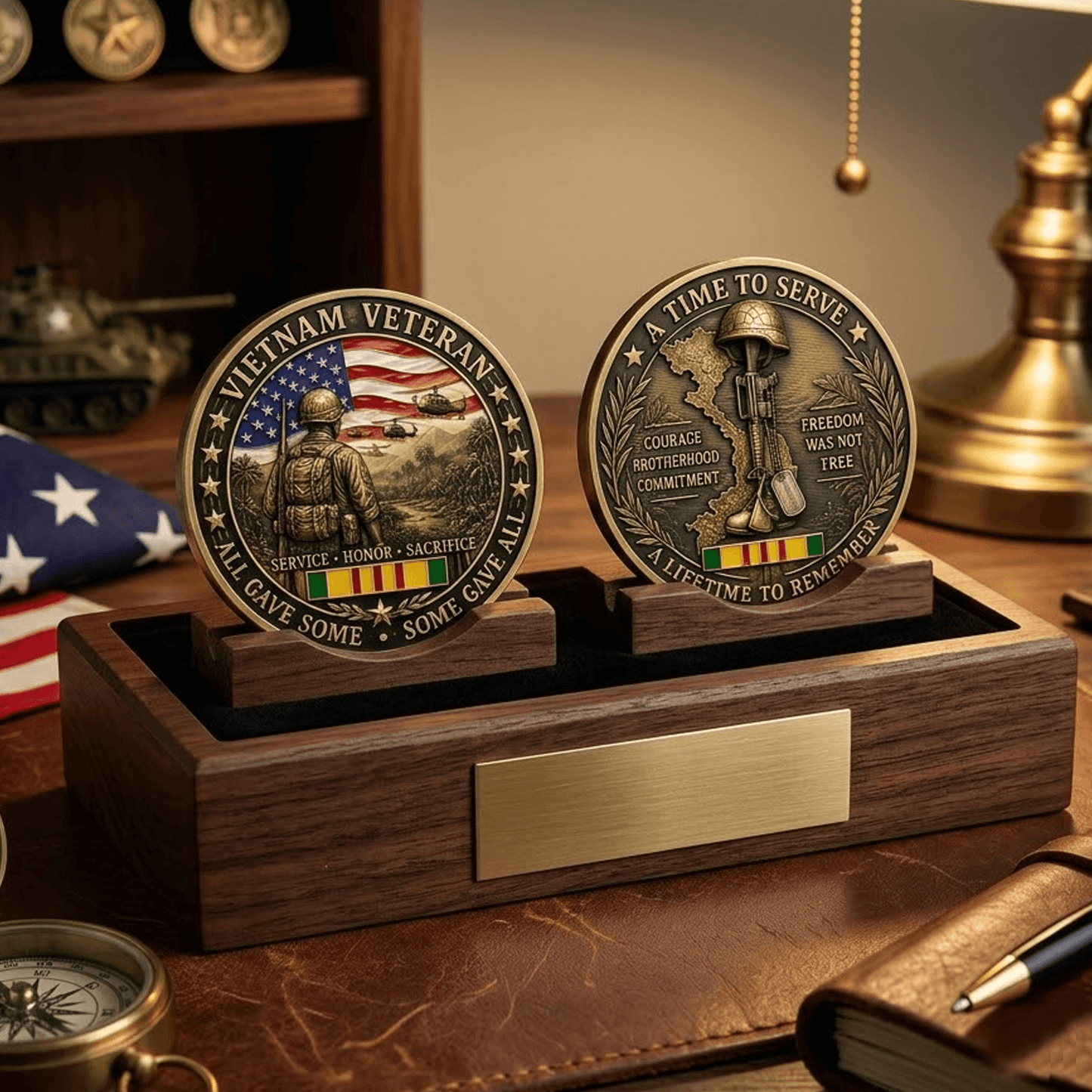 US Veteran Challenge Coin Military Commemorative Patriotic Gift