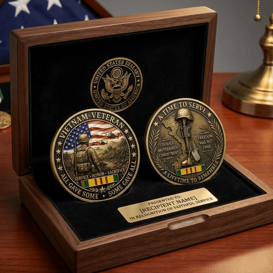 US Veteran Challenge Coin Military Commemorative Patriotic Gift