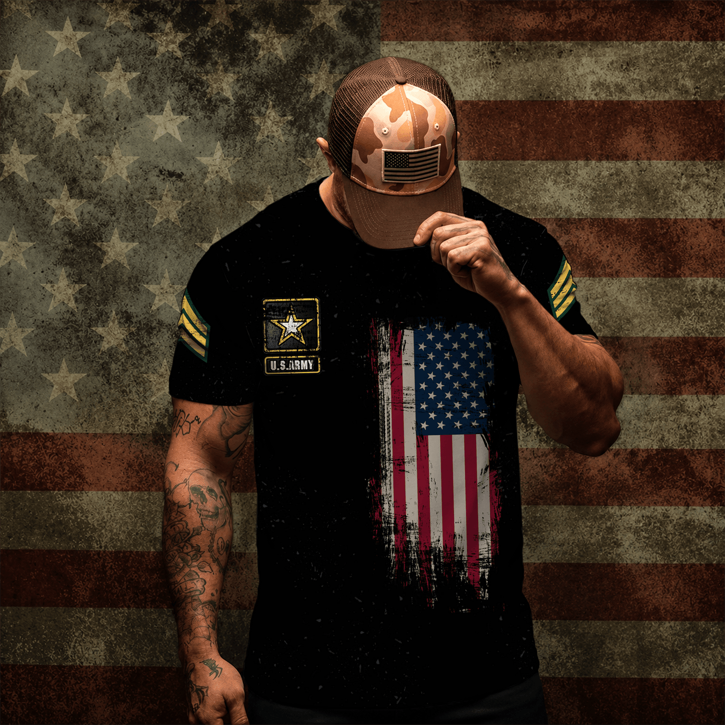 What Is A Veteran US Army American Honor Vet 3D T-Shirt Patriotic Military Shirt