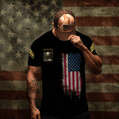 What Is A Veteran US Army American Honor Vet 3D T-Shirt Patriotic Military Shirt