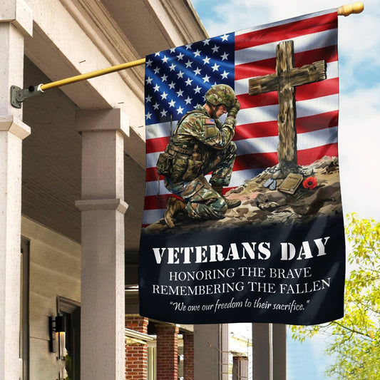 U.S. Veteran Garden Flag Patriotic Eagle 250 Years Freedom Memorial Outdoor Flag