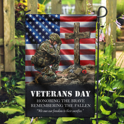 U.S. Veteran Garden Flag Patriotic Eagle 250 Years Freedom Memorial Outdoor Flag