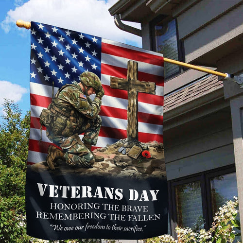 U.S. Veteran Garden Flag Patriotic Eagle 250 Years Freedom Memorial Outdoor Flag