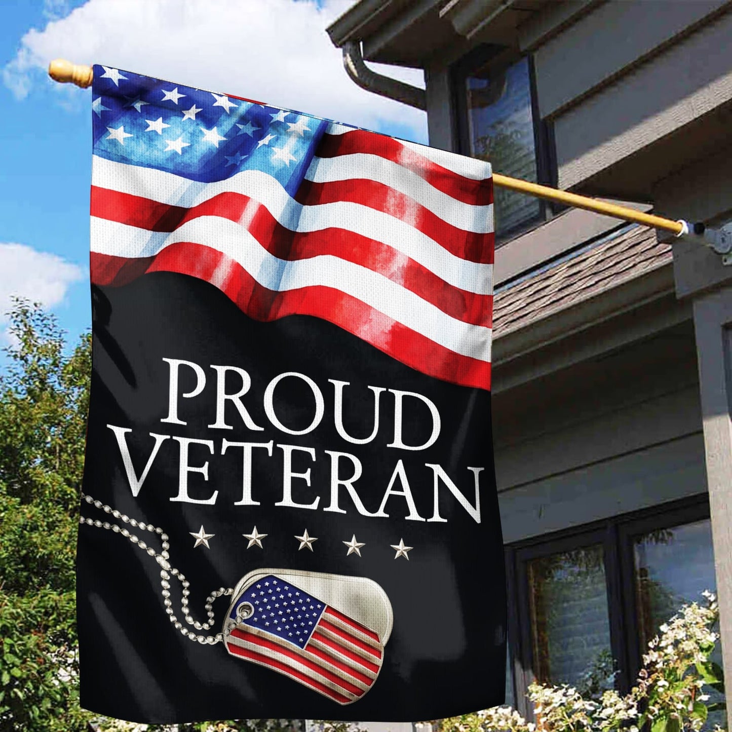 US Army Veteran Military Garden Flag Patriotic Outdoor House Decor