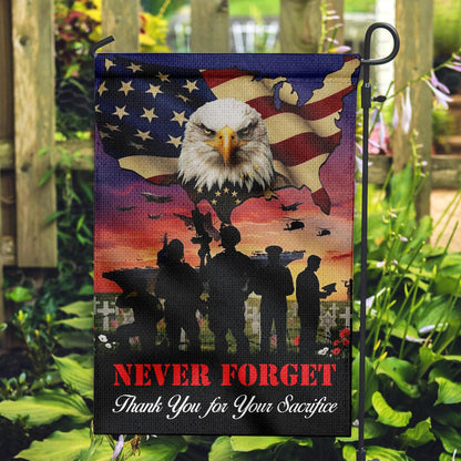 US Military Army Memorial Day Garden/House Flag