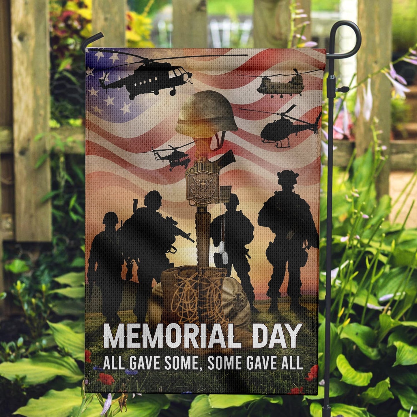 US Army Military Memorial Day Garden Flag Patriotic Outdoor House Decor