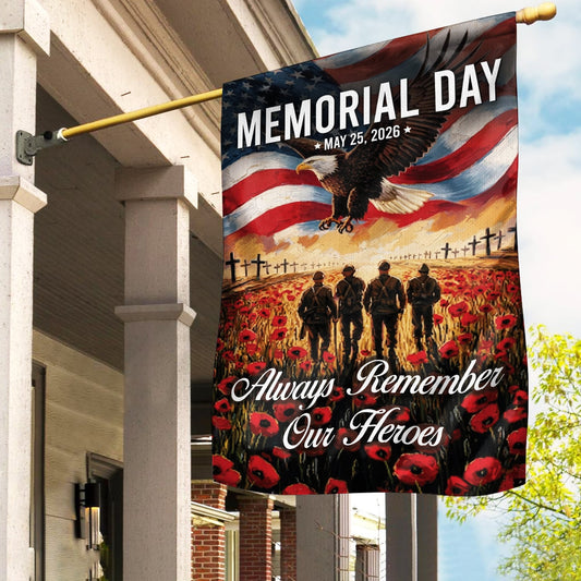 American US Army Military Memorial Day Flag Patriotic Garden House Decor