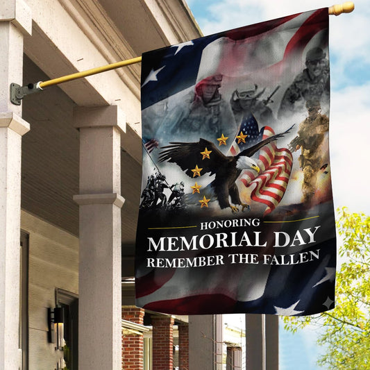 US Army Military Memorial Day Patriotic Garden Flag Outdoor Home Decoration