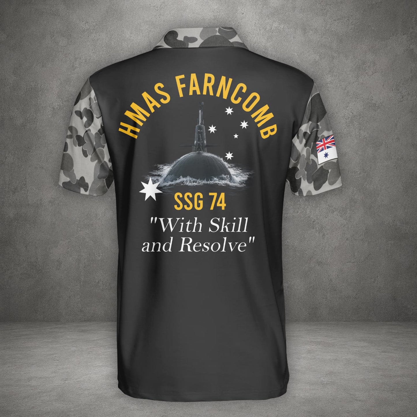 Royal Australian Navy HMAS Farncomb (SSG 74) Polo Shirt