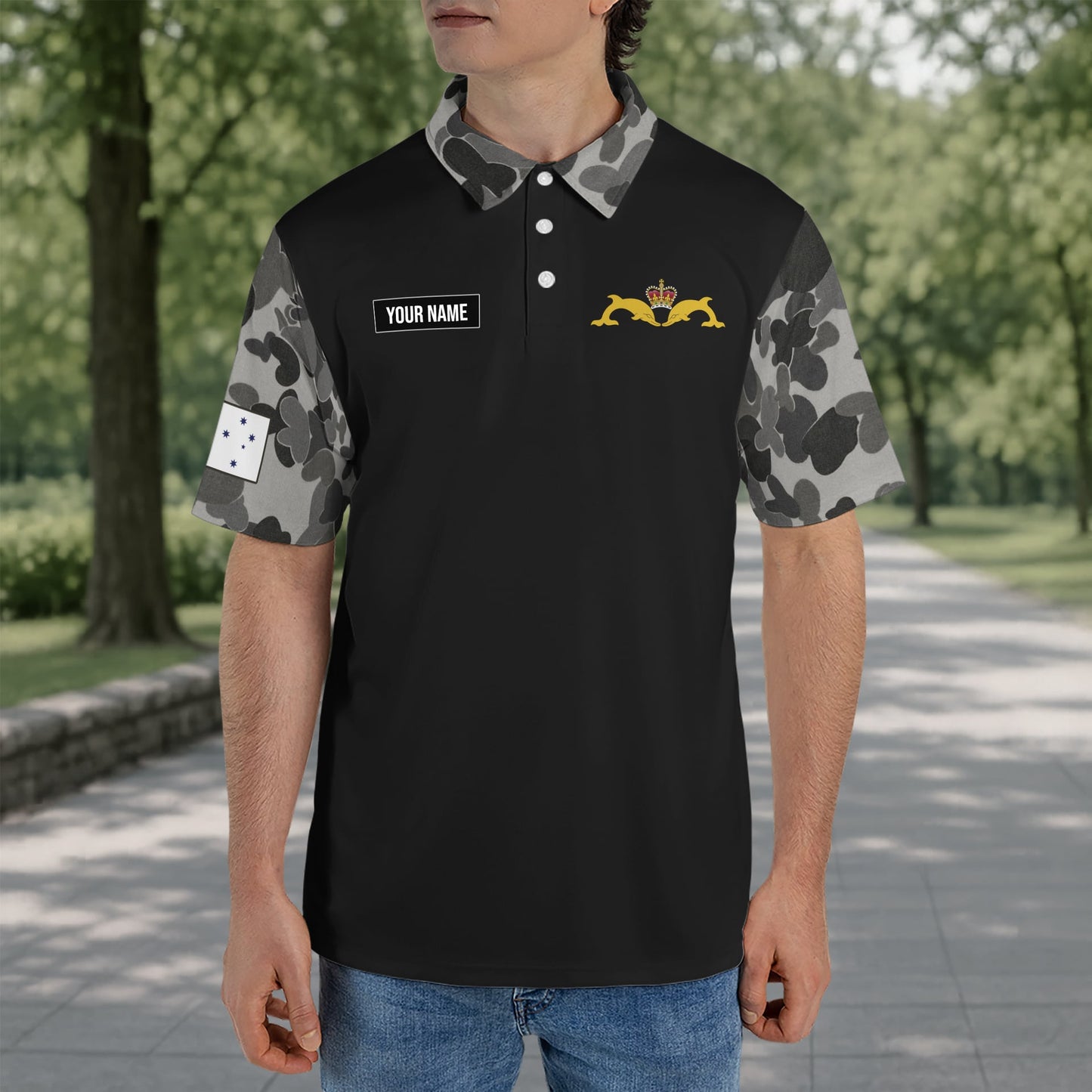 Royal Australian Navy HMAS Farncomb (SSG 74) Polo Shirt