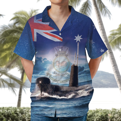 Royal Australian Navy HMAS Otway (S 59) Hawaiian Shirt
