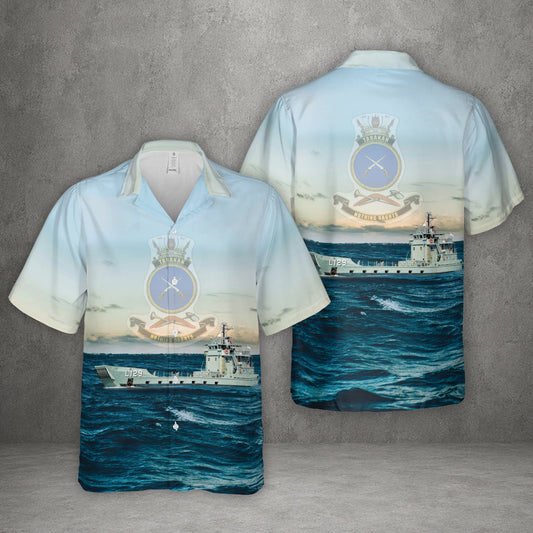 Royal Australian Navy HMAS Tarakan (L 129) Hawaiian Shirt