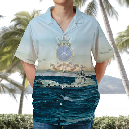 Royal Australian Navy HMAS Tarakan (L 129) Hawaiian Shirt