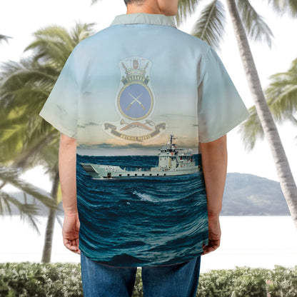 Royal Australian Navy HMAS Tarakan (L 129) Hawaiian Shirt