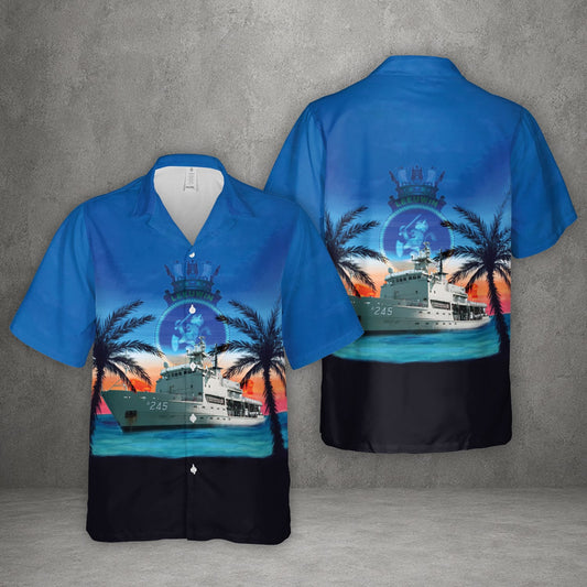 Royal Australian Navy HMAS Leeuwin (A 245) Hawaiian Shirt
