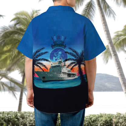 Royal Australian Navy HMAS Leeuwin (A 245) Hawaiian Shirt