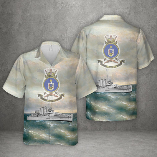 Royal Australian Navy HMAS Australia (I84 D84 C01) Hawaiian Shirt