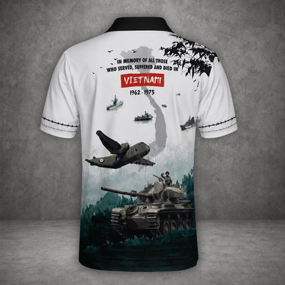 Custom Name Australian Defence Force Vietnam Veterans Polo Shirt