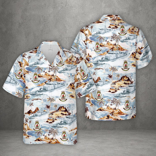 HMAS Fremantle (FCPB 203) Hawaiian Shirt, Royal Australian Navy Patrol Boat Shirt