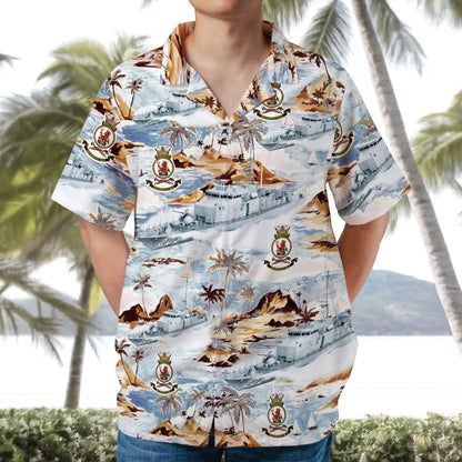 HMAS Fremantle (FCPB 203) Hawaiian Shirt, Royal Australian Navy Patrol Boat Shirt