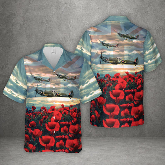 UK Armed Forces Lest We Forget Remembrance Day Hawaiian Shirt