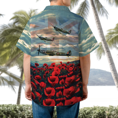 UK Armed Forces Lest We Forget Remembrance Day Hawaiian Shirt