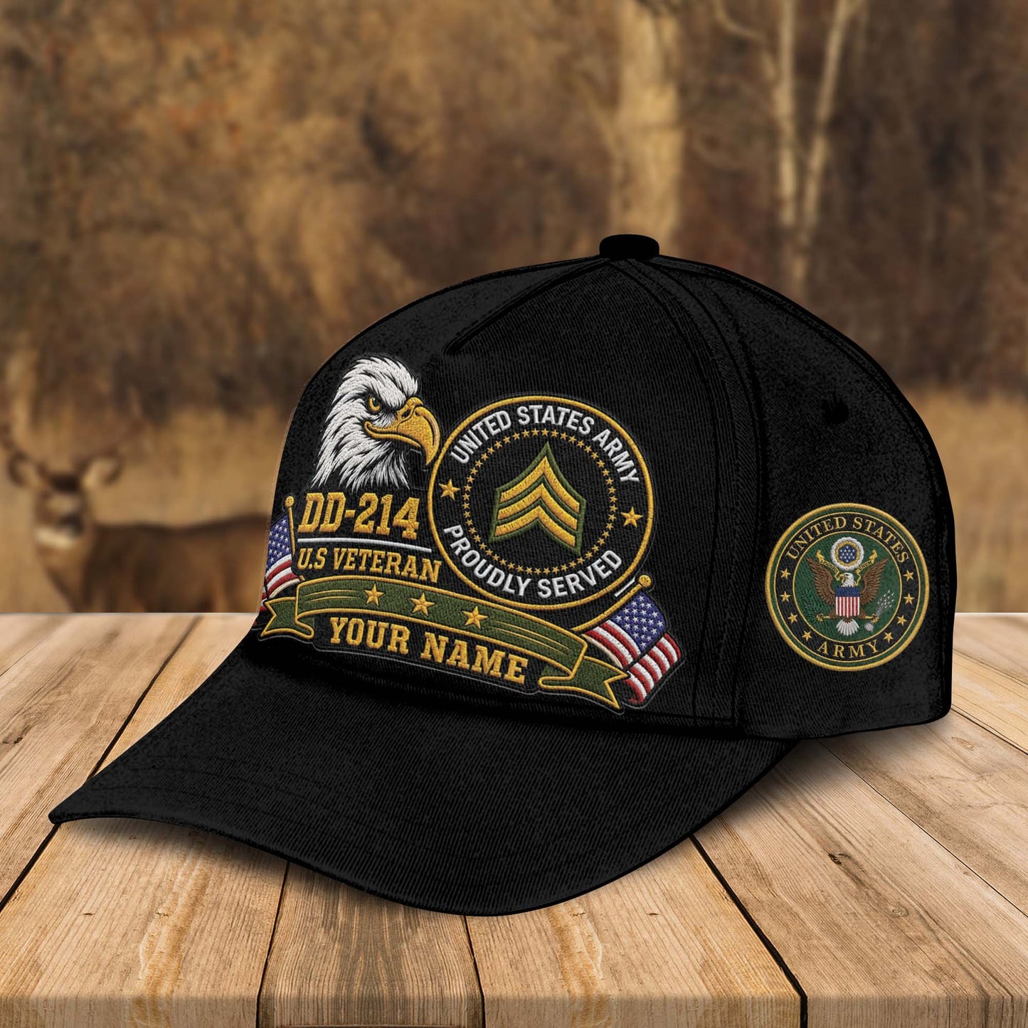Embroidered DD-214 Veteran Hat, It's A Veteran Thing Military Cap, Patriotic Eagle Veteran Gift