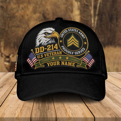 Embroidered DD-214 Veteran Hat, It's A Veteran Thing Military Cap, Patriotic Eagle Veteran Gift